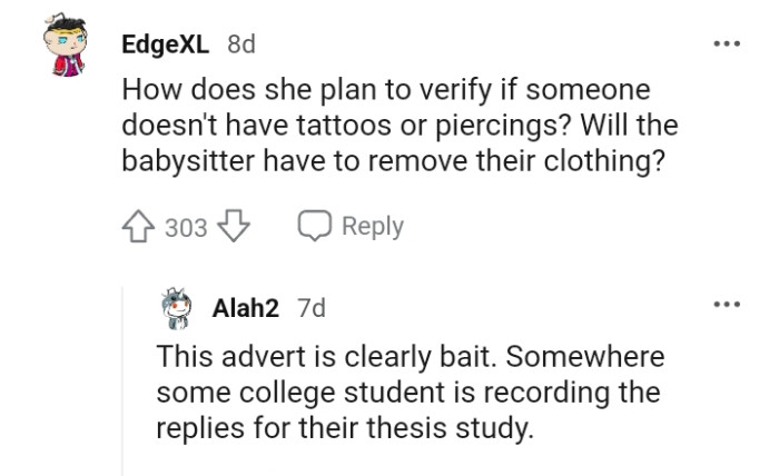 This Redditor believes that this advert is clearly bait