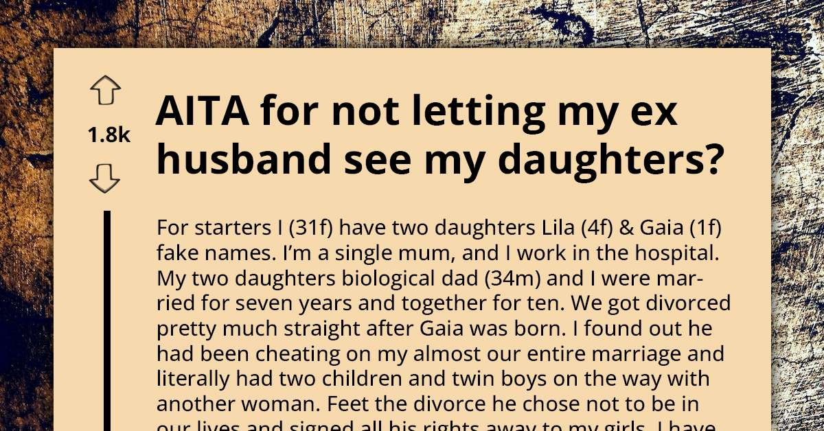 Man Signs Away Parental Rights In Divorce Then Blows Up When Ex-Wife Denies Him Access To Daughters