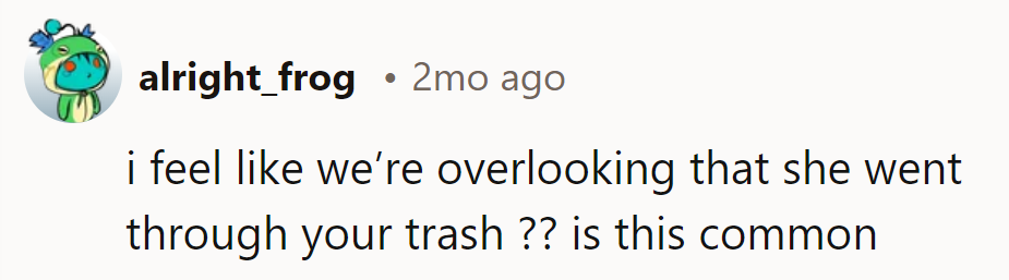 Trash diving: the new Olympic sport in friendship faux pas. Gold medal for audacity!