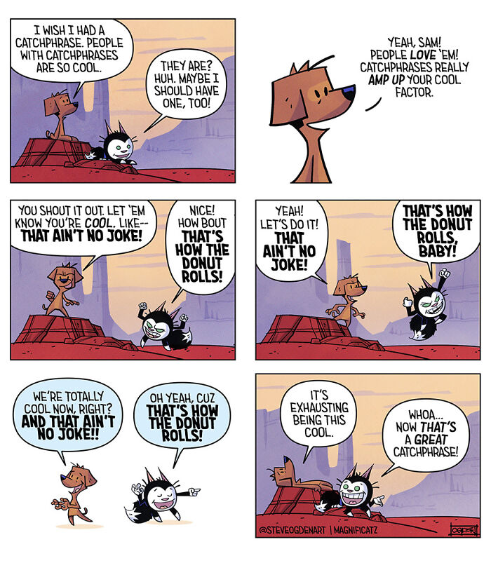 4. When you don't try, that's when the catchphrase really comes out