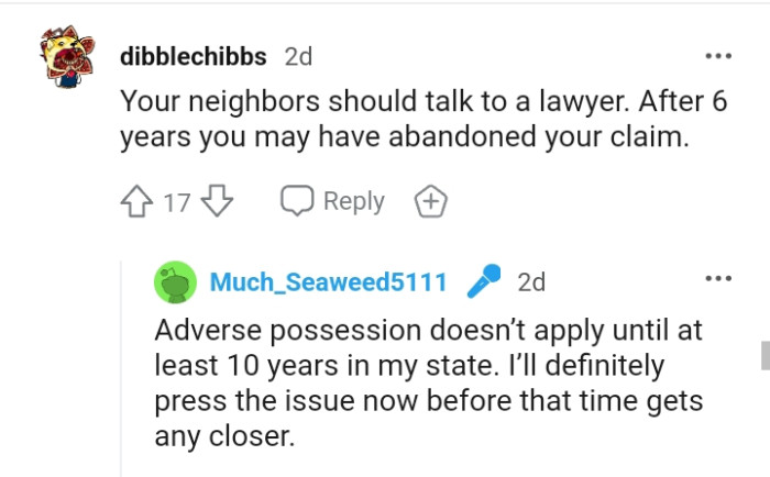 This Redditor Believes the OP Should Talk to a Lawyer