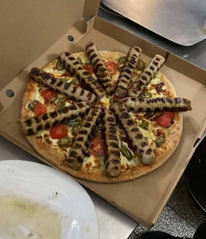 Some People Ask For Extra Cheese. Some Ask For Extra Pepperoni. Somewhere In The Balkans, Someone Had A Much Better Idea