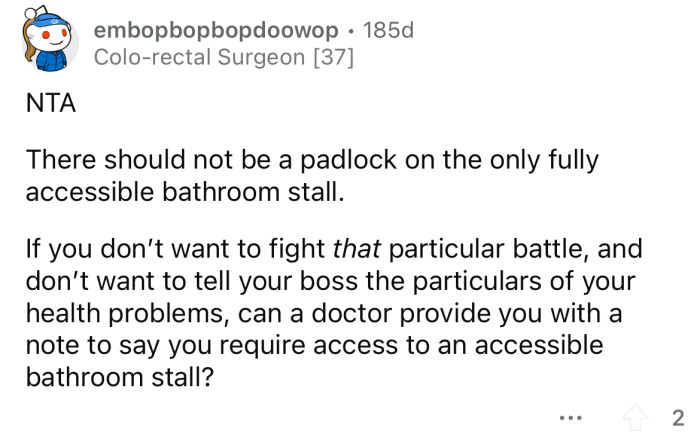 Maybe a letter from the doctor would help?