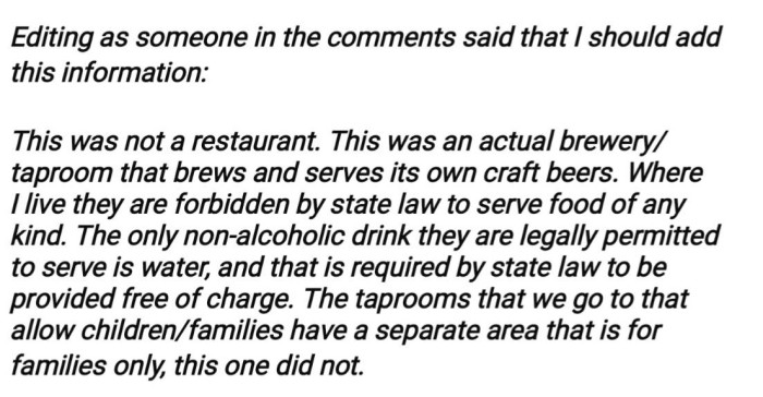 OP updated her post after receiving a lot of the same questions