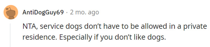 Not everyone's a dog person, anyway.