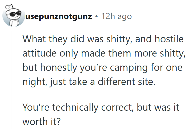 Being right is satisfying, but sometimes peace of mind is the better view.