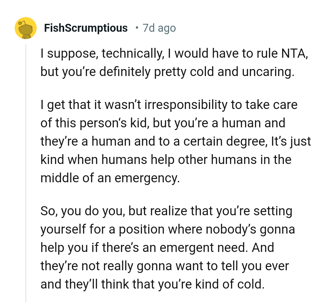 The OP's Human and They're Human