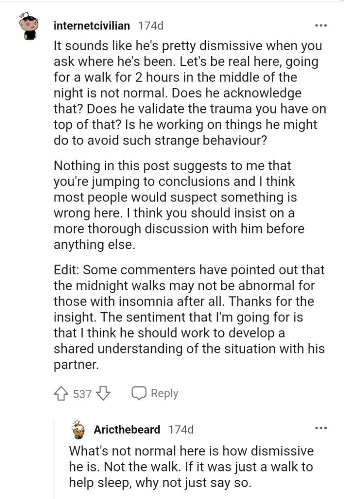 This Redditor doesn't believe the OP is jumping to conclusions