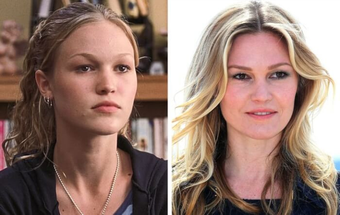 17. Julia Stiles acted as Katarina Stratford from 10 Things I Hate About You (1999)