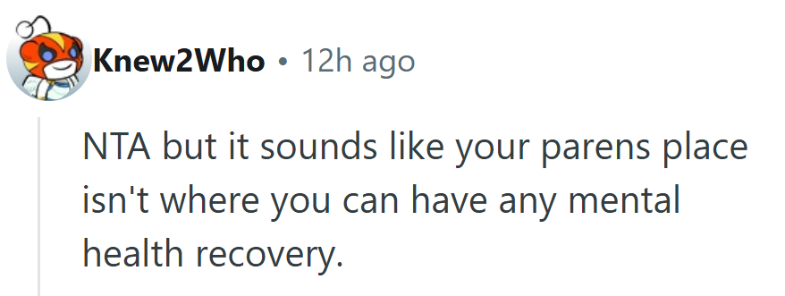When 'home for healing' starts to feel more like 'house arrest with Wi-Fi.' Yikes.