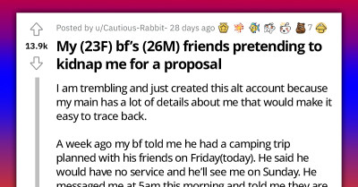 Boyfriend's Awful Plan to Kidnap His Girlfriend and Then Propose to Her Backfires in a Big Way When His Co-Conspirators Take It Too Far and Make Her Fear for Her Life