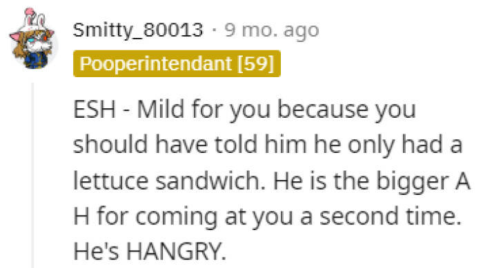 Hangry hangry husband