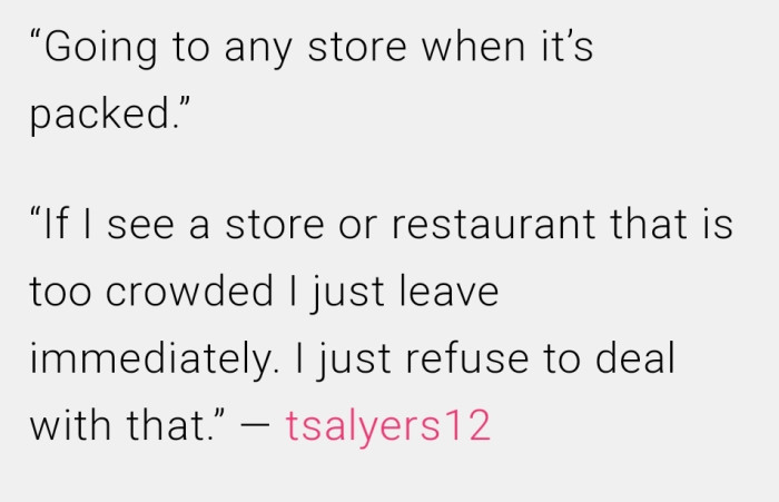 15. Crowded restaurants