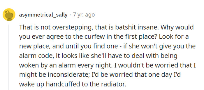 The situation is beyond overstepping; it's absurd.