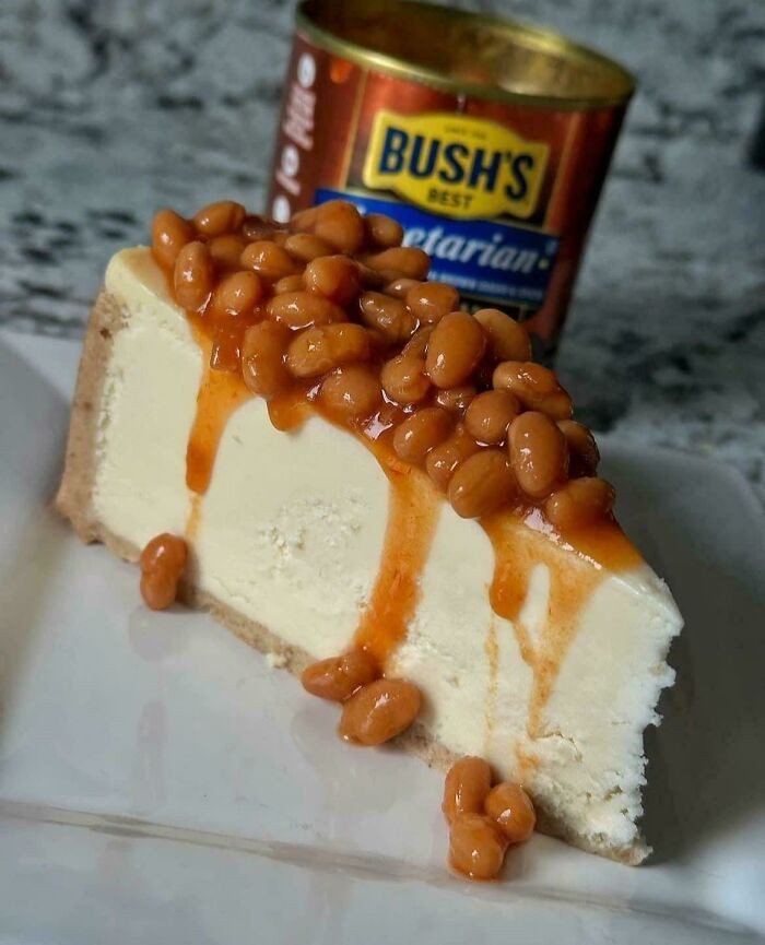 "Baked Beans On Cheesecake"