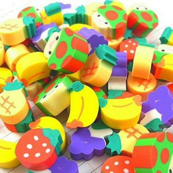 14. These silly erasers that never worked