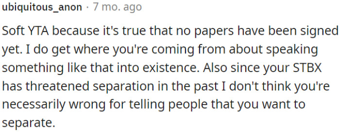 OP is slightly in the wrong since no papers are signed