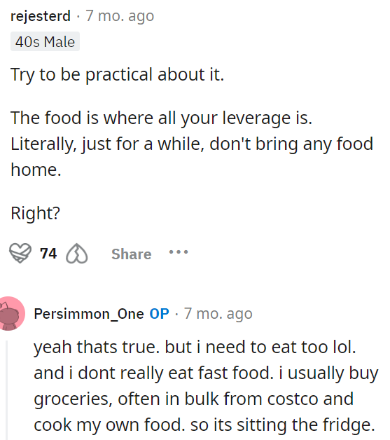 Some people tried to offer advice, but OP wasn't receptive to all of it.