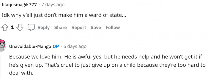 Some people had some not-so-great advice for her as well.