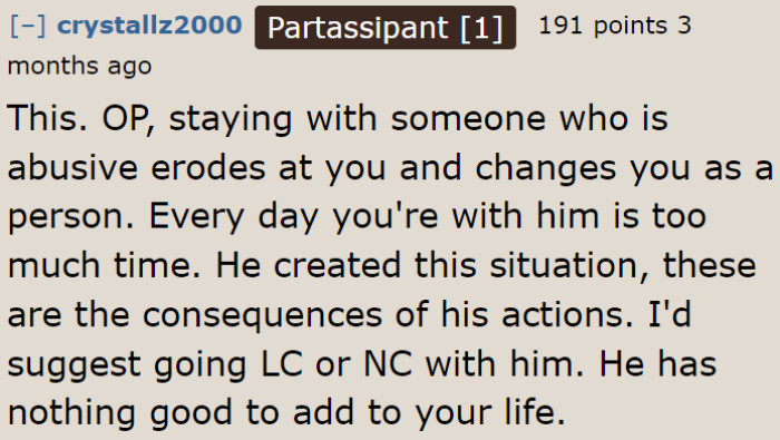 Since the OP's father was never a good dad, it's better for her to talk to him less.