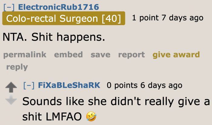 For some, it was just an accident, and she isn't to blame.