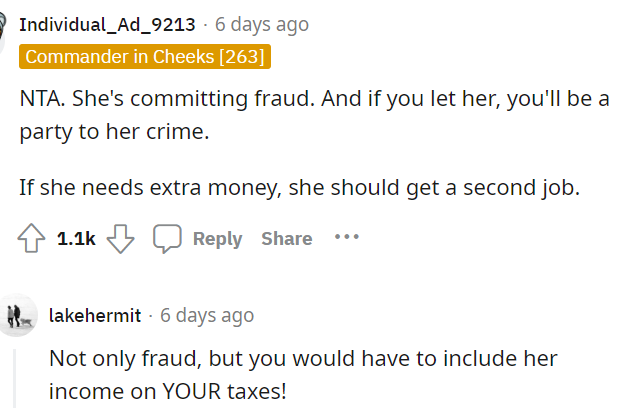 This is absolutely weird honestly and it just doesn't really make sense, so people in the comments definitely felt the need to say how illegal this was.