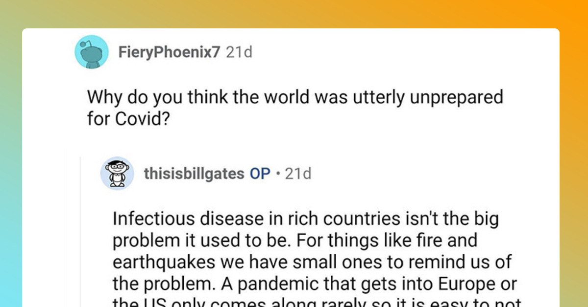 Bill Gates Answers Questions People Throw At Him, And Here Are 29 Of The Most Unexpected Replies