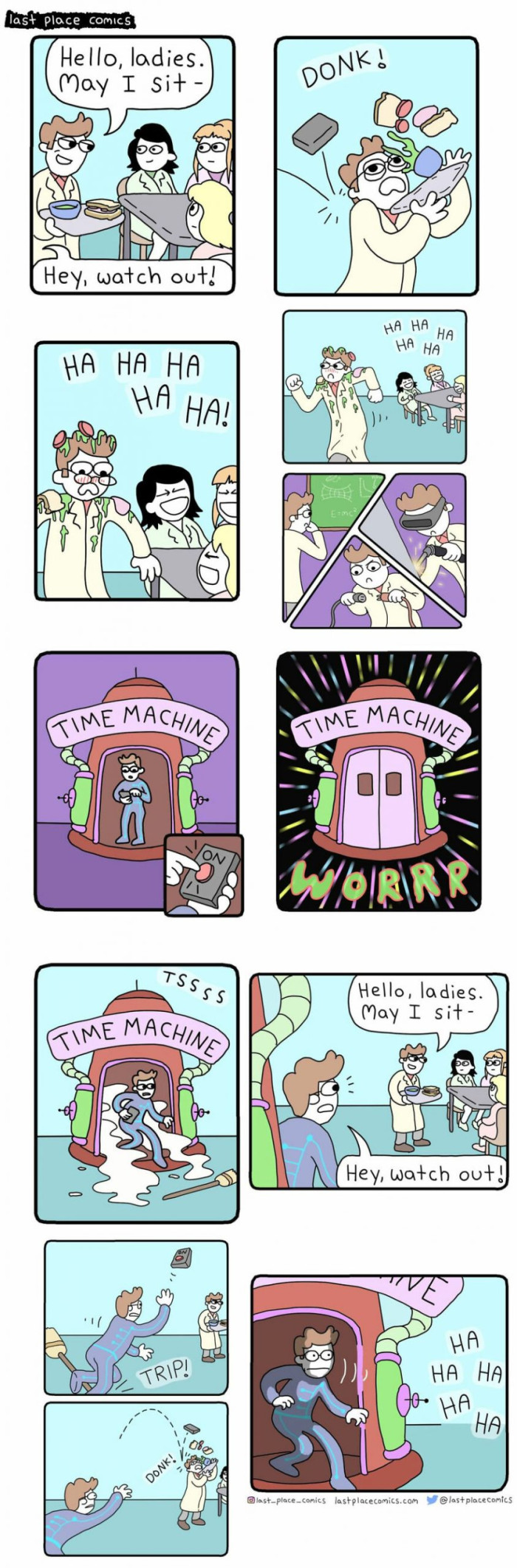 If we could go back in time to fix these things, this is exactly what that would look like because whatever happened already happened and was supposed to happen.