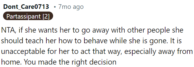 Unacceptable behavior, especially outside the home.