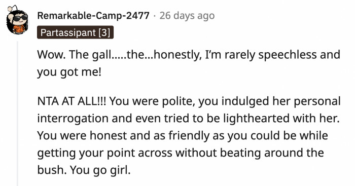 OP's direct approach was commendable. No one is obligated to spend time with people they don't want to.