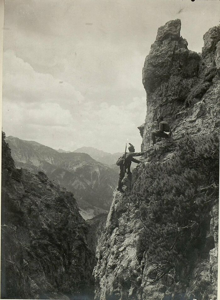 "An Austro-Hungarian Patrol In The Carnic Alps, 16 July 1916"