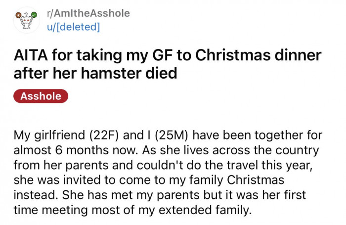 Here's the original post by a Reddit user who later deleted his account: