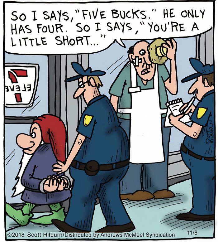 39. When you tell a short person that they're a little short