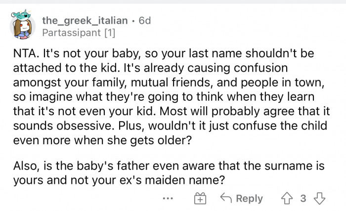 It is kind of inconvenient for it to be causing drama and questions among those in the town.