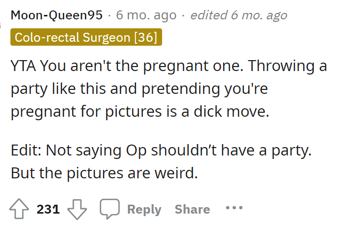 It seems like his family had good intentions, especially in asking if they could invite her, but it’s also just a little weird.