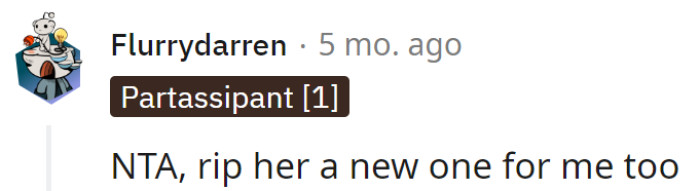 Consider her handed a metaphorical sewing kit for a brand-new perspective. Grandma, meet the seamstress of consequences!