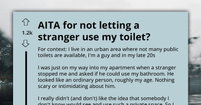 He Said No to a Stranger Who Needed the Bathroom; Now He’s Wondering If He’s the Bad Guy
