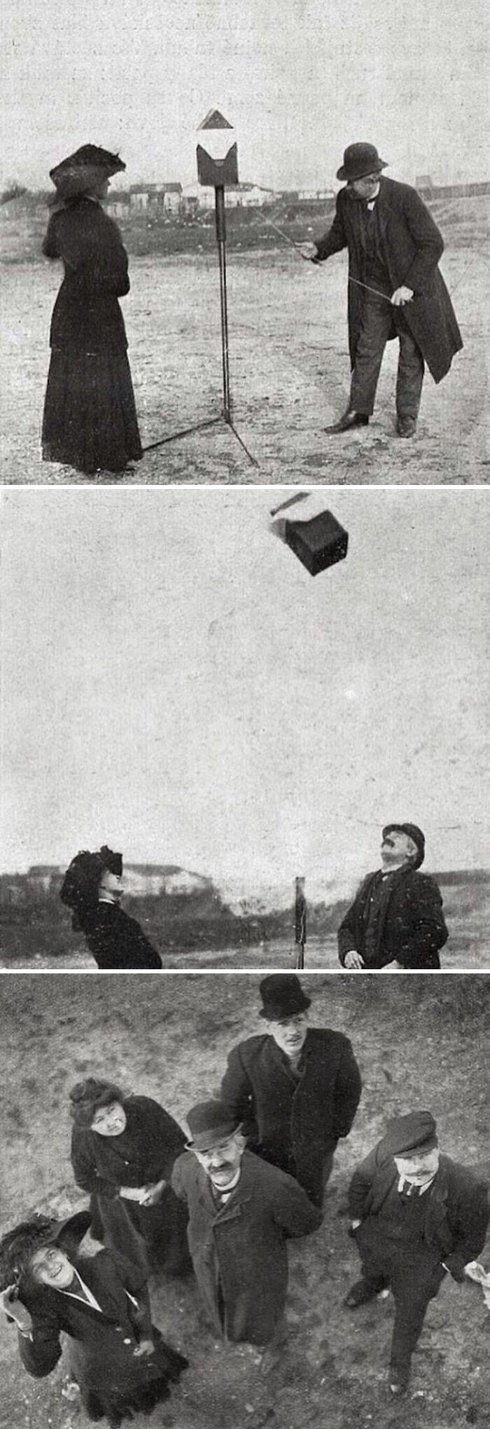 "One Of The First "Drone Shots" In History, 1911"