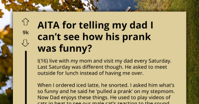 Teen Refuses To Laugh After Dad “Pranks” His Vegan Wife By Giving Her Real Milk