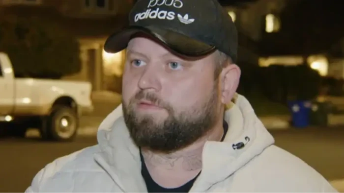 Apartment scene with roommate dispute, law enforcement presence during food contamination standoff