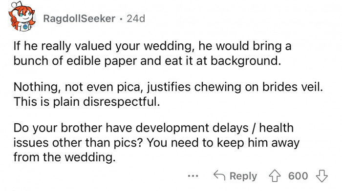 If the brother really cared, he would make it work for them.