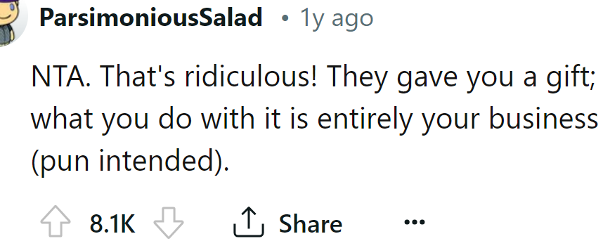 A Redditor said it's ridiculous