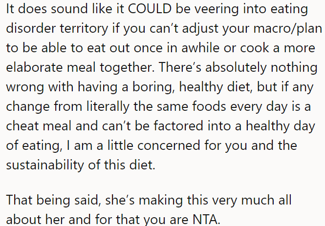 One Redditor asked if his girlfriend was worried about his health