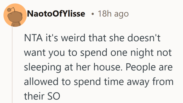 Space can be healthy, but only if both people see it that way.