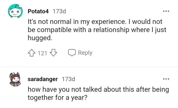 And the comments from other Redditors roll in...