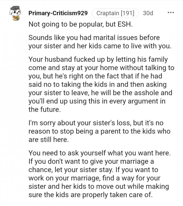 It's no reason to stop being a parent.