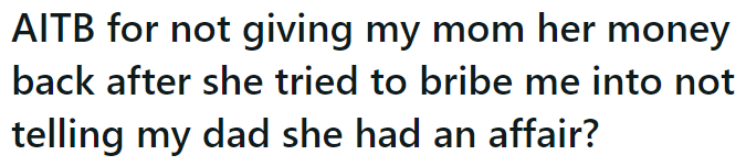 The Original Question: