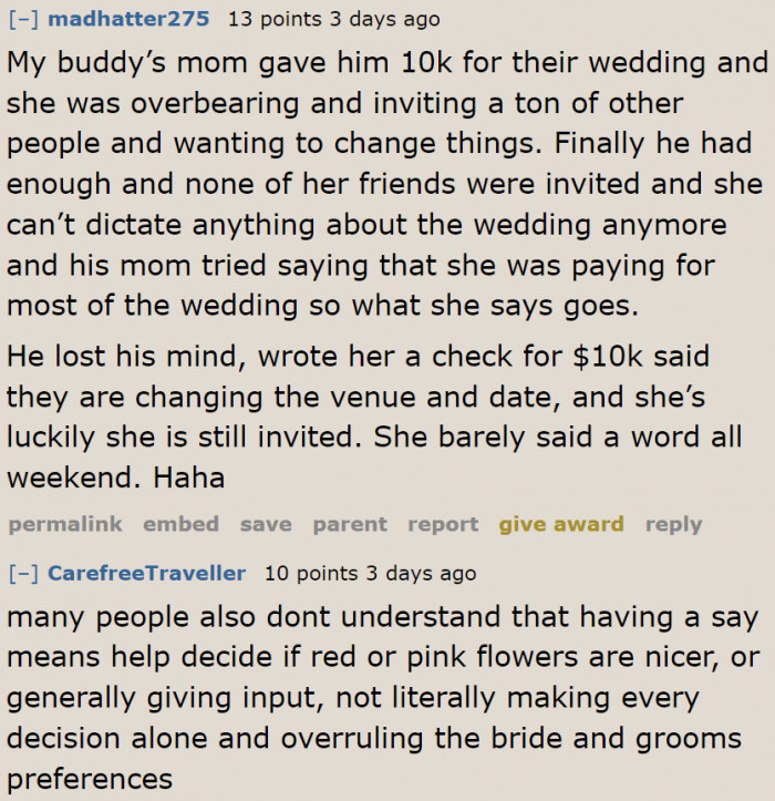 The OP Might Do the Same Thing.