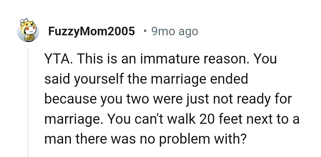 An immature reasoning