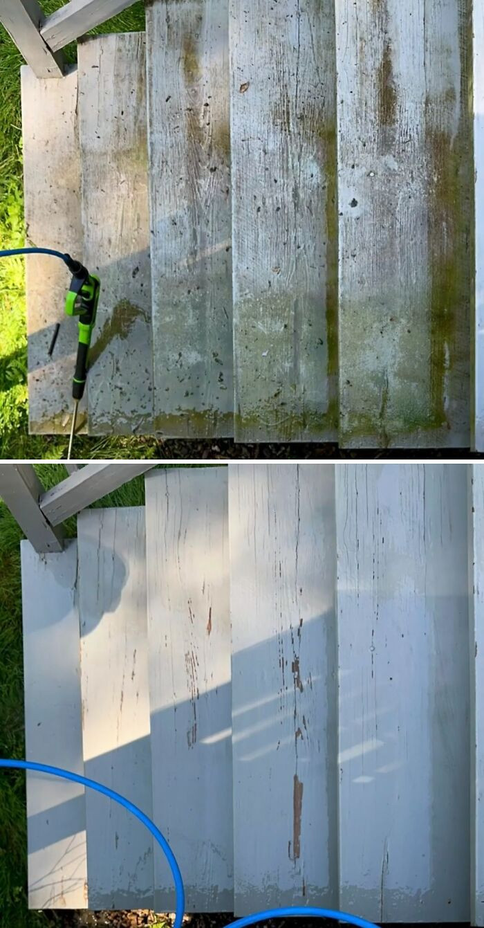 "Getting After The Deck Stairs"